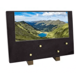 Plaque grand modele lac montagne