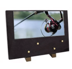 Plaque grand modele moulinet peche