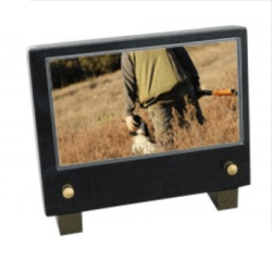 Plaque petit modele chasseur chien