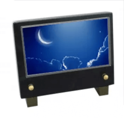 Plaque petit modele croissant lune