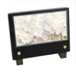Plaque petit modele hortensia blanc