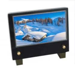 Plaque petit modele chalet neige