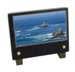Plaque petit modele pointe raz